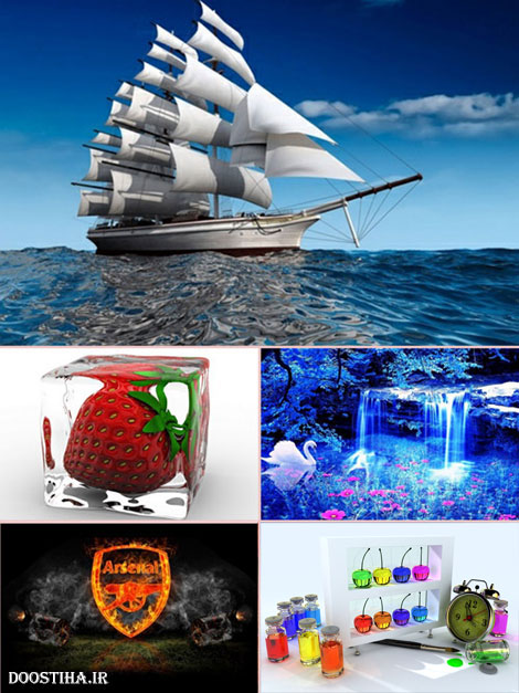 دانلود سری بیست و دوم والپیپرهای سه بعدی Wallpaper of 3D Graphics والپیپر گرافیک سه بعدی 3D Graphic Wallpapers Pack