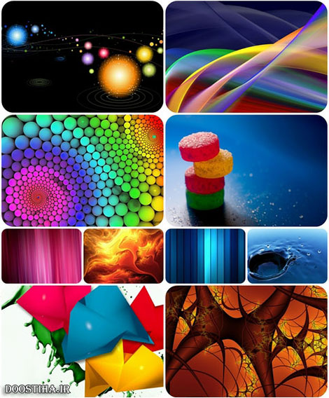 دانلود سری هجدهم والپیپرهای انتزاعی Abstract Wallpapers عکس انتزاعی و والپیپر آبستره Abstract Wallpapers