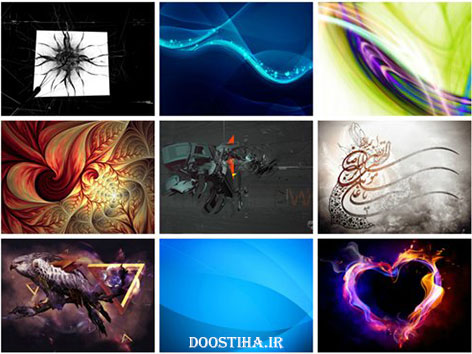 دانلود سری هفدهم والپیپرهای انتزاعی Abstract Wallpapers دانلود عکس های آبستره و والپیپر انتزاعی Abstract Wallpapers HD