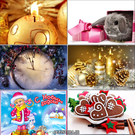 تصاویر پس زمینه سال نو میلادی و کریسمس 2015