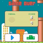 دانلود بازی پرطرفدار و اعتیادآور پرنده شل و ول Flappy Bird v1.0.3 دانلود بازی فلپی برد Fappy Bird