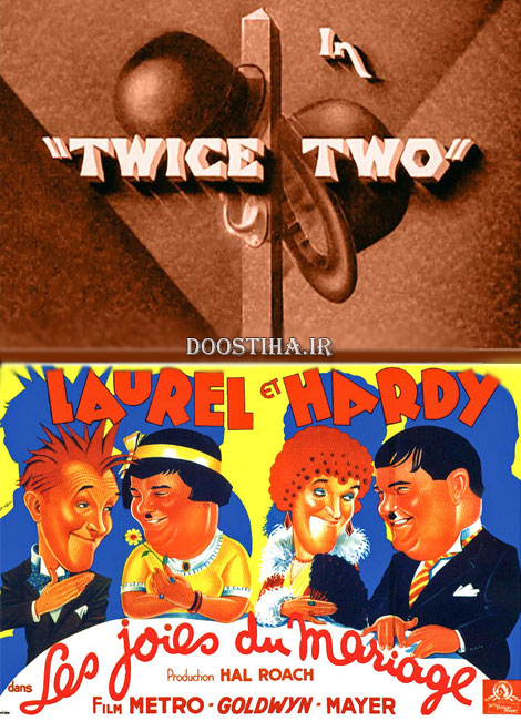 دانلود فیلم لورل و هاردی با نام جفت دو Twice Two 1933 دانلود فیلم لورل و هاردی با نام جفت دو Twice Two 1933