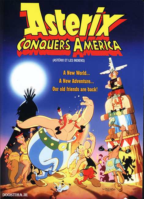 دانلود انیمیشن آستریکس در آمریکا با دوبله فارسی Asterix Conquers America 1994
