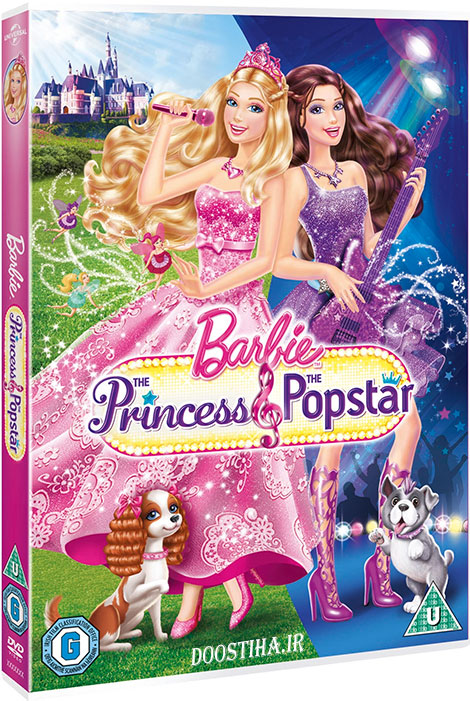 دانلود دوبله فارسی انیمیشن Barbie: The Princess and the Popstar 2012