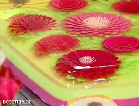 طرز تهیه ژله تزریقی با شکل های متنوع و زیبا تهیه دسر ژله تزریقی