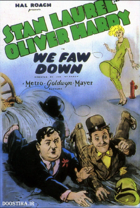 دانلود فیلم کمدی لورل و هاردی با نام We Faw Down 1928 دانلود فیلم لورل و هاردی We Faw Down 1928
