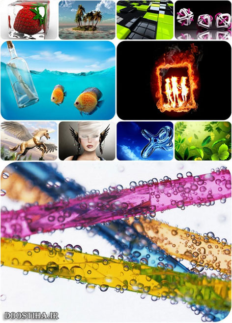 عکس های سه بعدی و والپیپر تری دی برای دسکتاپ 3D Wallpapers