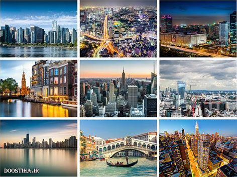 دانلود سری سی و چهارم والپیپر شهرهای بزرگ جهان Cityscapes Wallpapers دانلود پوستر زیبا از نمای شهرها Amazing Cityscapes Wallpapers