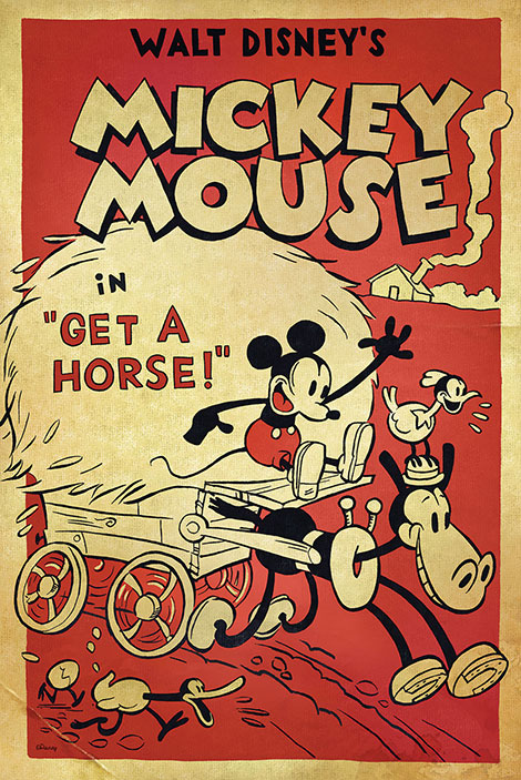 دانلود انیمیشن کوتاه یک اسب بگیر! Get a Horse! 2013 دانلود انیمیشن کوتاه والت دیزنی با نام یک اسب بگیر Get a Horse! 2013