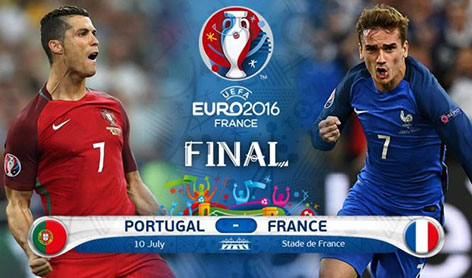 Euro 2016 Final France vs Portugal