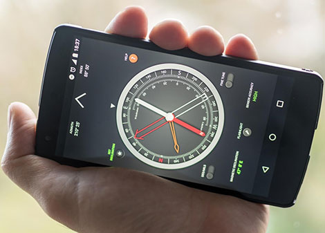 دانلود اپلیکیشن قطب نمای حرفه ای Compass Pro v1.32