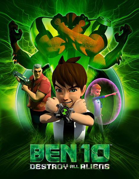 دانلود دوبله فارسی انیمیشن Ben 10: Destroy All Aliens 2012