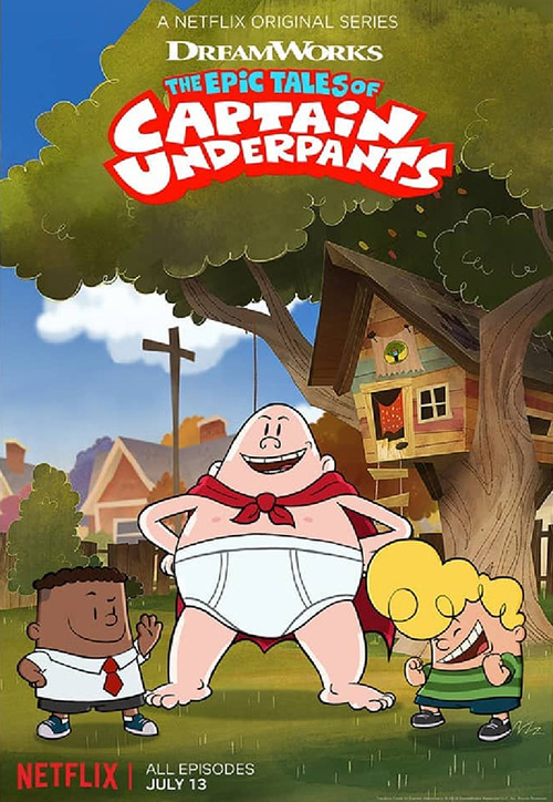 دانلود انیمیشن سریالی کاپیتان زیرشلواری The Epic Tales of Captain Underpants