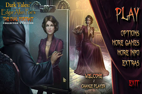  دانلود بازی Dark Tales 14: Edgar Allan Poe&rsquo;s The Oval Portrait Collector&rsquo;s Edition