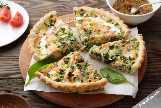 طرز تهیه تارت اسفناج