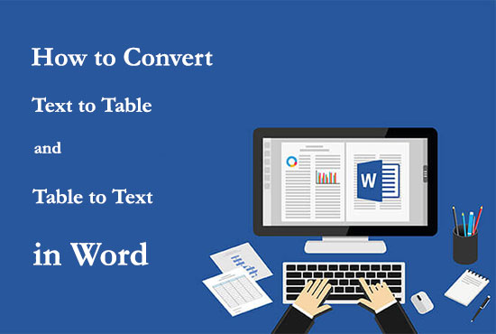 تبدیل متن به جدول و برعکس در Word