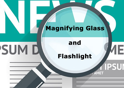 اپلیکیشن ذره بین برای اندروید Magnifying Glass and Flashlight 1.8.5