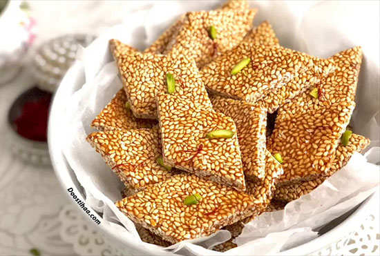 طرز تهیه سمسمیه کنجدی طرز تهیه سمسمیه کنجدی