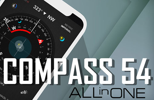 دانلود اپلیکیشن قطب نما و جی پی اس Compass 54 v2.0 دانلود اپلیکیشن قطب نما و جی پی اس Compass 54 v2.0