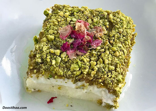 طرز تهیه دسر لیالی لبنان