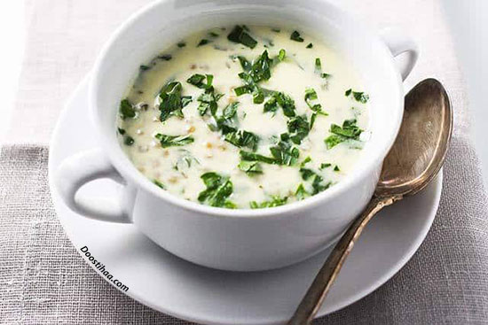 طرز تهیه سوپ گشنیز