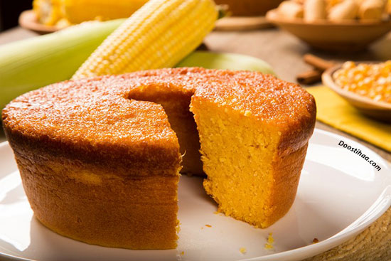 طرز تهیه کیک ذرت