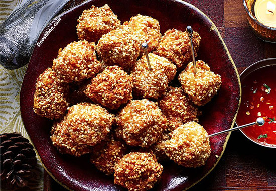 طرز تهیه پلو توپی سوخاری