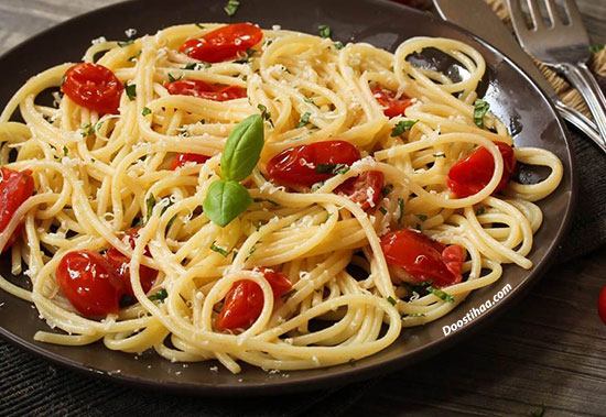 طرز تهیه اسپاگتی پومودورینی