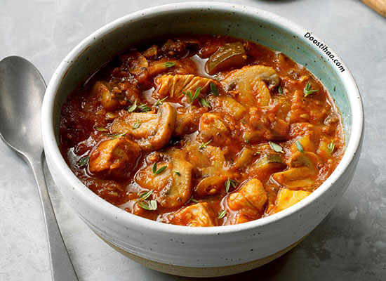 طرز تهیه خورشت قارچ
