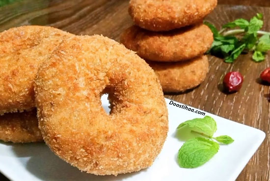 طرز تهیه دونات مرغ طرز تهیه دونات مرغ