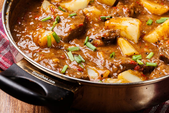 طرز تهیه خورشت سیب