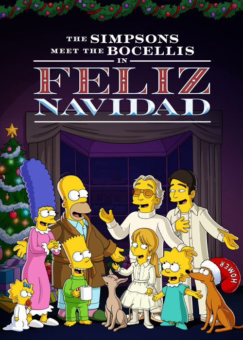 دانلود انیمیشن The Simpsons Meet the Bocellis in Feliz Navidad 2022 دانلود انیمیشن The Simpsons Meet the Bocellis in Feliz Navidad 2022