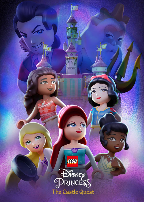 دانلود انیمیشن The Castle Quest 2023 دانلود انیمیشن LEGO Disney Princess: The Castle Quest 2023